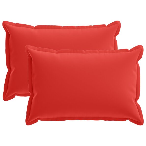 vidaXL Poťah na podložku 2 ks HOUTEN Červená 30 x 50 cm Polyester – Obrázok 2