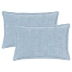 vidaXL Poťah na podložku 2 ks HOUTEN Svetlomodrá 30 x 50 cm – Obrázok 2