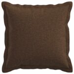 vidaXL Poťah na podložku 2 pcs HOUTEN Hnedá 35 x 35 cm Falošný ľan – Obrázok 2