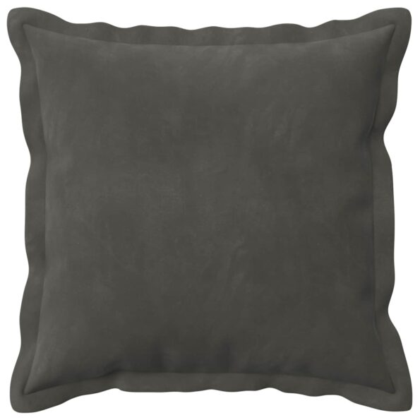 vidaXL Poťah na podložku 2 pcs HOUTEN Tmavosivá 35 x 35 cm Zamat – Obrázok 3