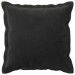 vidaXL Poťah na podložku 2 pcs HOUTEN Čierna 35 x 35 cm Zamat – Obrázok 3