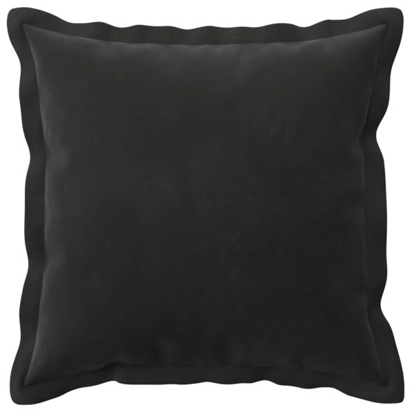 vidaXL Poťah na podložku 2 pcs HOUTEN Čierna 35 x 35 cm Zamat – Obrázok 3