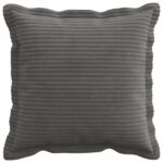 vidaXL Poťah na podložku 6 ks HOUTEN Tmavosivá 35 x 35 cm manšestr – Obrázok 2