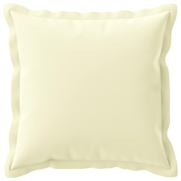 vidaXL Poťah na podložku 6 ks HOUTEN Krémová 35 x 35 cm Polyester – Obrázok 3
