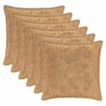 vidaXL Poťah na podložku 6 ks HOUTEN Sivohnedá 35 x 35 cm – Obrázok 2