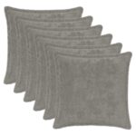 vidaXL Poťah na podložku 6 ks HOUTEN Svetlosivá 35 x 35 cm – Obrázok 2