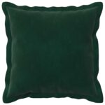 vidaXL Poťah na podložku 6 pcs HOUTEN Tmavozelená 40 x 40 cm Zamat – Obrázok 3