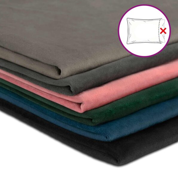 vidaXL Poťah na podložku 6 pcs HOUTEN Ružová 40 x 40 cm Zamat – Obrázok 7