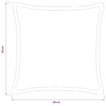 vidaXL Poťah na podložku 12 ks HOUTEN Svetlosivá 40 x 40 cm manšestr – Obrázok 8