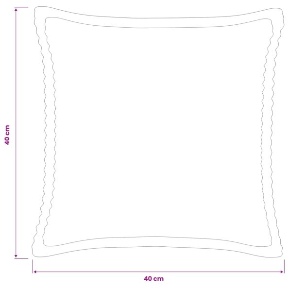 vidaXL Poťah na podložku 12 ks HOUTEN Svetlosivá 40 x 40 cm manšestr – Obrázok 8