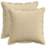 vidaXL Poťah na podložku 2 ks HOUTEN Svetlozelená šedá 40 x 40 cm