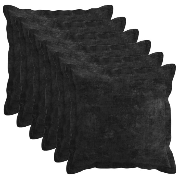 vidaXL Poťah na podložku 6 ks HOUTEN Antracitová 40 x 40 cm – Obrázok 2