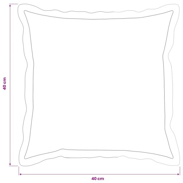 vidaXL Poťah na podložku 6 ks HOUTEN Antracitová 40 x 40 cm – Obrázok 9