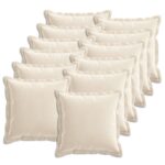 vidaXL Poťah na podložku 12 ks HOUTEN Krémová 40 x 40 cm – Obrázok 2