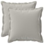 vidaXL Poťah na podložku 2 ks HOUTEN Sivá 40 x 40 cm Polyester – Obrázok 2