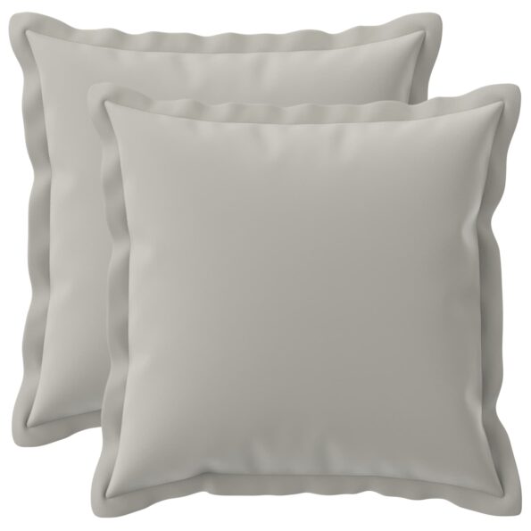 vidaXL Poťah na podložku 2 ks HOUTEN Sivá 40 x 40 cm Polyester – Obrázok 2