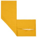 vidaXL Poťah na podložku HOUTEN Svetložltá 40 x 145 cm Falošný ľan – Obrázok 3