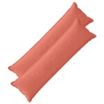 vidaXL Poťah na podložku 2 ks HOUTEN Červenooranžová 40 x 145 cm