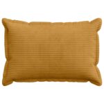 vidaXL Poťah na podložku 6 ks HOUTEN Žltá 40 x 60 cm manšestr – Obrázok 2