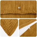 vidaXL Poťah na podložku 6 ks HOUTEN Žltá 40 x 60 cm manšestr – Obrázok 4