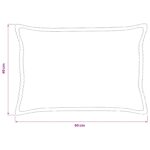 vidaXL Poťah na podložku 6 ks HOUTEN Žltá 40 x 60 cm manšestr – Obrázok 8
