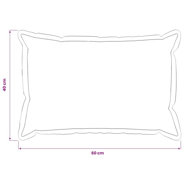 vidaXL Poťah na podložku 6 pcs HOUTEN Ružová 40 x 60 cm Bouclé – Obrázok 8