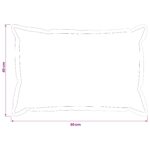 vidaXL Poťah na podložku 2 ks HOUTEN Sivohnedá 40 x 60 cm Polyester – Obrázok 10