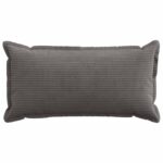 vidaXL Poťah na podložku 6 ks HOUTEN Tmavosivá 40 x 70 cm manšestr – Obrázok 2