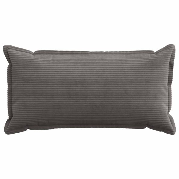 vidaXL Poťah na podložku 6 ks HOUTEN Tmavosivá 40 x 70 cm manšestr – Obrázok 2