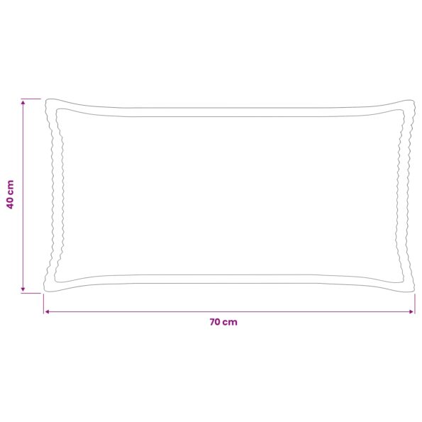 vidaXL Poťah na podložku 6 ks HOUTEN Antracitová 40 x 70 cm manšestr – Obrázok 8