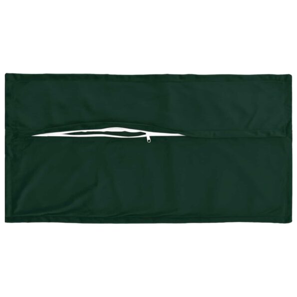 vidaXL Poťah na podložku 12 pcs HOUTEN Tmavozelená 40 x 80 cm Zamat – Obrázok 4