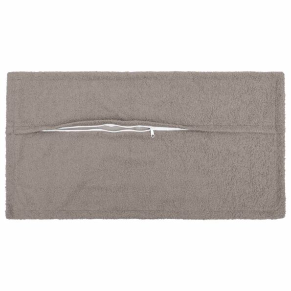 vidaXL Poťah na podložku 12 pcs HOUTEN Svetlosivá 40 x 80 cm Bouclé – Obrázok 3