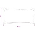 vidaXL Poťah na podložku 12 pcs HOUTEN Svetlosivá 40 x 80 cm Bouclé – Obrázok 8