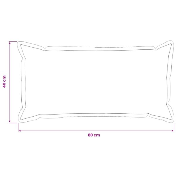 vidaXL Poťah na podložku 12 pcs HOUTEN Svetlosivá 40 x 80 cm Bouclé – Obrázok 8