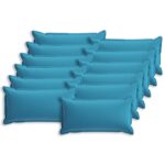 vidaXL Poťah na podložku 12 ks HOUTEN Svetlomodrá 40 x 80 cm Polyester – Obrázok 2