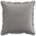 vidaXL Poťah na podložku 12 ks HOUTEN Svetlosivá 45 x 45 cm manšestr – Obrázok 2