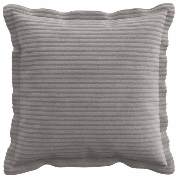 vidaXL Poťah na podložku 12 ks HOUTEN Svetlosivá 45 x 45 cm manšestr – Obrázok 2