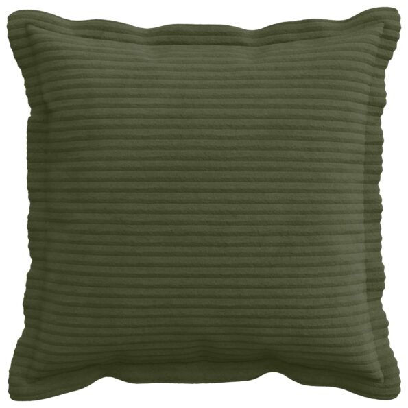 vidaXL Poťah na podložku 12 ks HOUTEN Zelená 45 x 45 cm manšestr – Obrázok 2