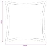 vidaXL Poťah na podložku 6 pcs HOUTEN Ružová 45 x 45 cm Bouclé – Obrázok 8