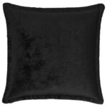 vidaXL Poťah na podložku 12 pcs HOUTEN Čierna 45 x 45 cm Flanel – Obrázok 2