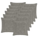 vidaXL Poťah na podložku 12 ks HOUTEN Svetlosivá 50 x 50 cm – Obrázok 2
