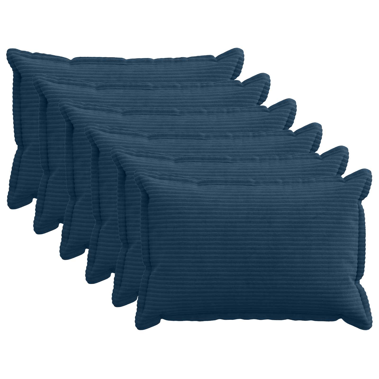 919514_1.jpg vidaXL Poťah na podložku 6 ks HOUTEN Námornícka modrá 50 x 70 cm – Obrázok 1