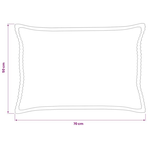 vidaXL Poťah na podložku 2 ks HOUTEN Sivohnedá 50 x 70 cm manšestr – Obrázok 8