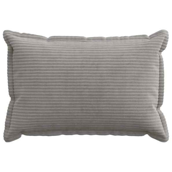 vidaXL Poťah na podložku 6 ks HOUTEN Svetlosivá 50 x 80 cm manšestr – Obrázok 2