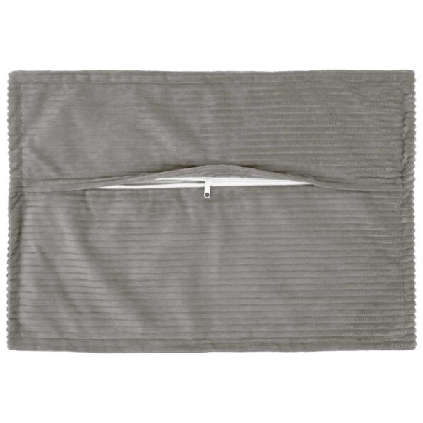vidaXL Poťah na podložku 6 ks HOUTEN Svetlosivá 50 x 80 cm manšestr – Obrázok 3