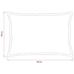 vidaXL Poťah na podložku 6 ks HOUTEN Svetlosivá 50 x 80 cm manšestr – Obrázok 8