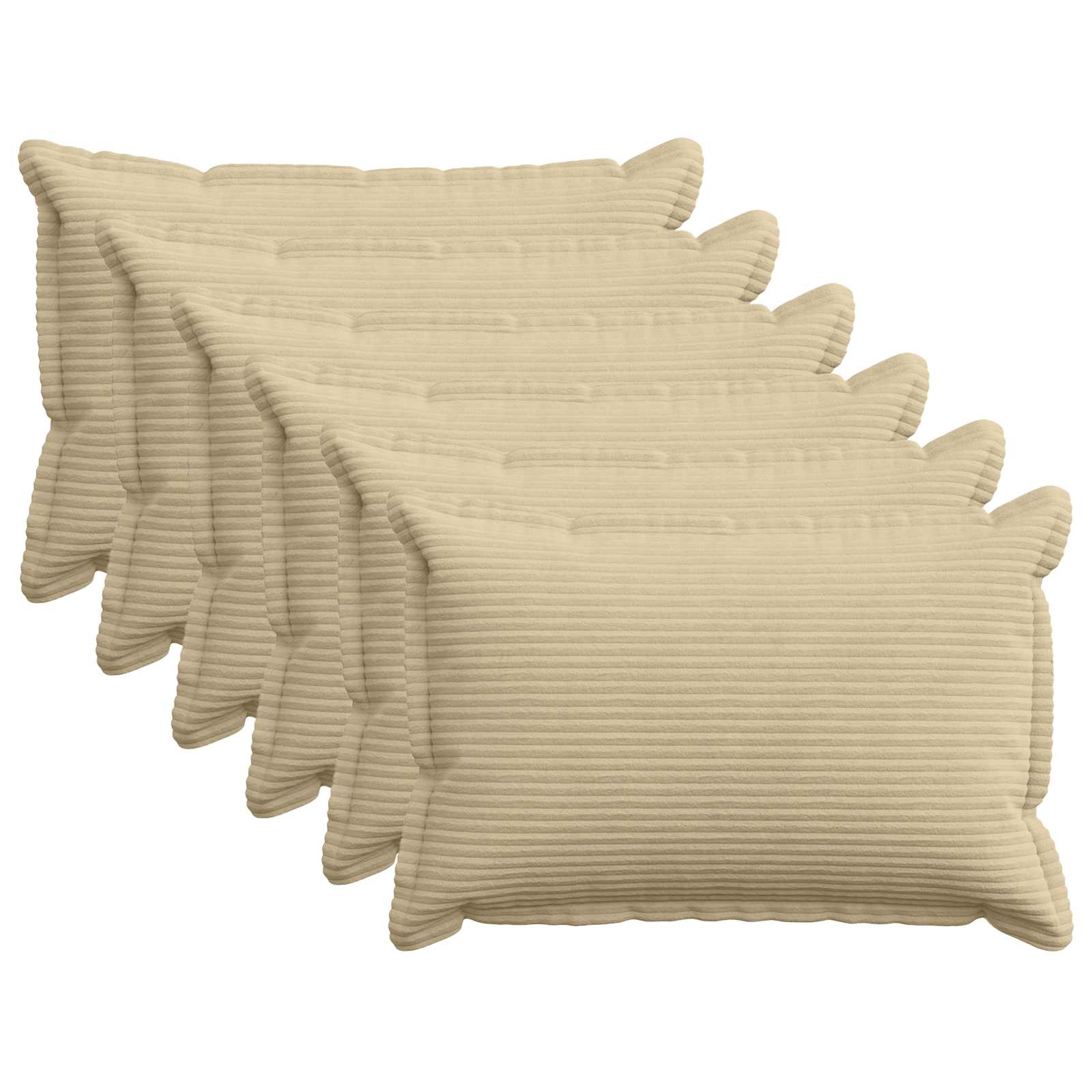 920116_1.jpg vidaXL Poťah na podložku 6 ks HOUTEN Svetlozelená šedá 50 x 80 cm – Obrázok 1