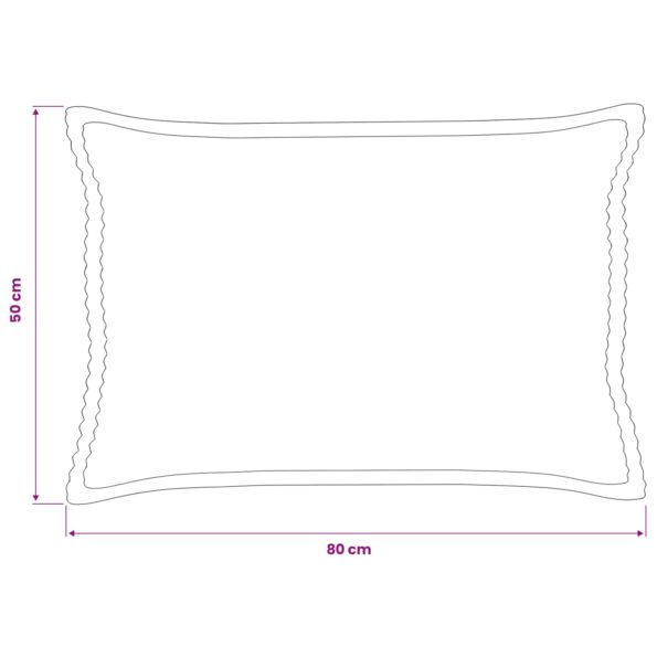 vidaXL Poťah na podložku 6 ks HOUTEN Svetlozelená šedá 50 x 80 cm – Obrázok 8