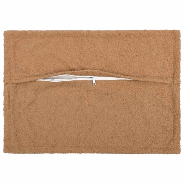 vidaXL Poťah na podložku 6 pcs HOUTEN Béžová 50 x 80 cm Bouclé – Obrázok 3