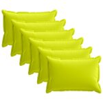 vidaXL Poťah na podložku 6 ks HOUTEN Žiarivá zelená 50 x 80 cm – Obrázok 2